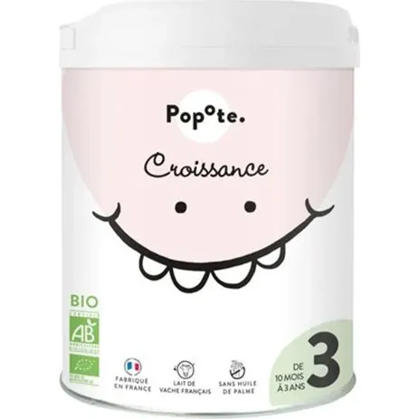 Popote Lait Croissance Bio 10 mois - 3 ans 400g
