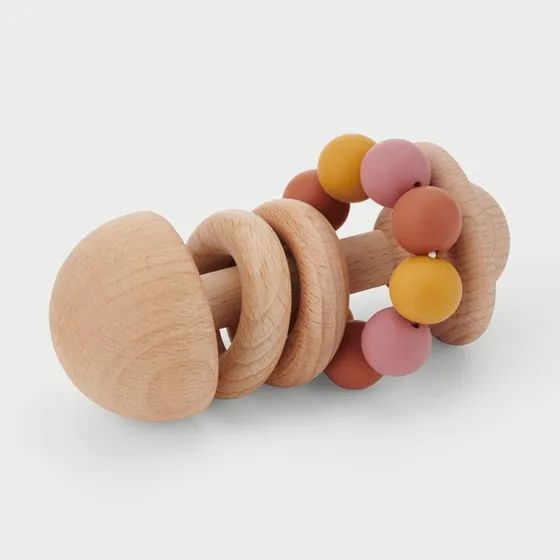 Nude Hochet de Dentition Tactile en Silicone