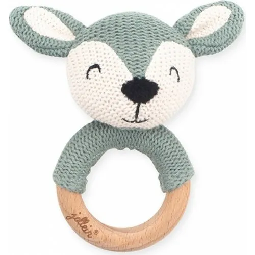 Jollein Anneau de Dentition Cerf Vert 7cm