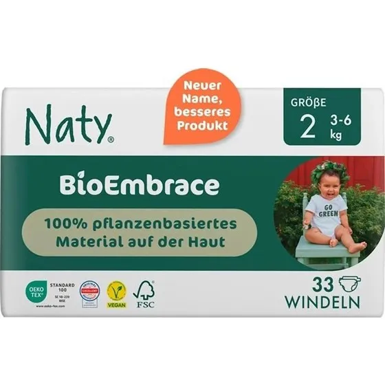BioEmbrace Couches Taille 2, 132 Pièces