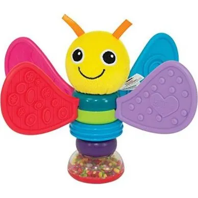 Lamaze Freddie the Firefly Rattle - Jouet Sensory pour Bébé 0+ Mois