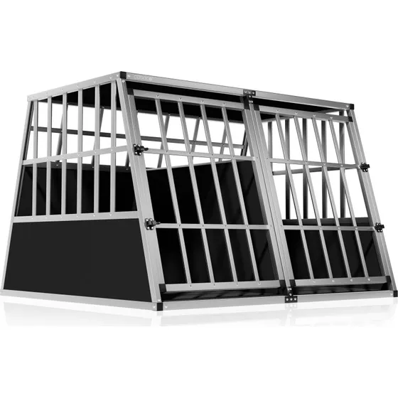 CADOCA Bruno Cage Transport Chien Aluminium XXL 97x90x70cm