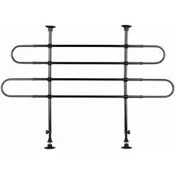 Trixie Grille Pare-Chiens 2 Barres avec Tiges Angulaires