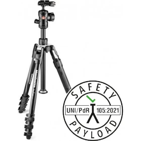 Manfrotto BeFree Advanced 2N1 - Trépied Alu Verrouillage Levier + Rotule Ball