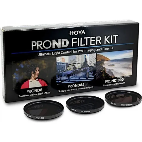 Hoya Kit Filtres Pro ND8/ND64/ND1000 67mm
