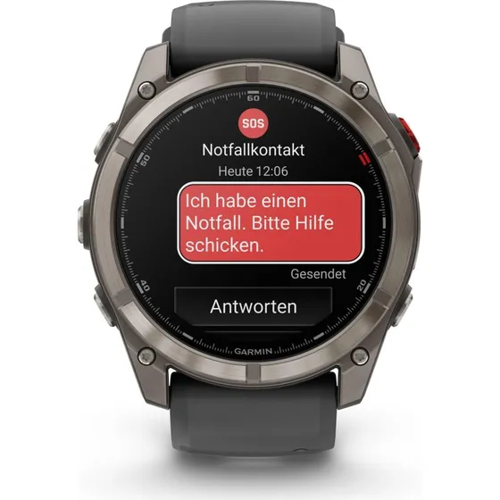 Garmin Fenix 8 Pro 51mm AMOLED Titane Noir