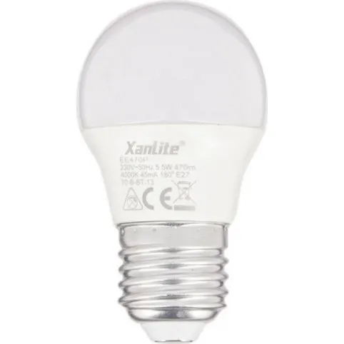 Xanlite Ampoule LED P45 E27 Blanc Chaud