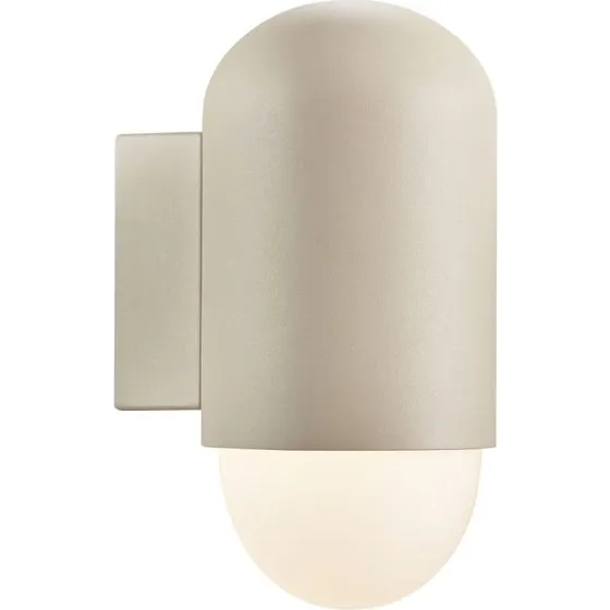 Nordlux Heka Applique Murale Aluminium Sanded IP54 E27