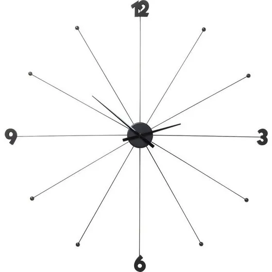 KARE Design Horloge Umbrella noire 100 cm