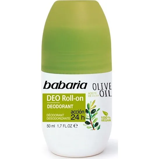 Babaria Sensitive Dodorant Roll-On Huile d'Olive 50 ml