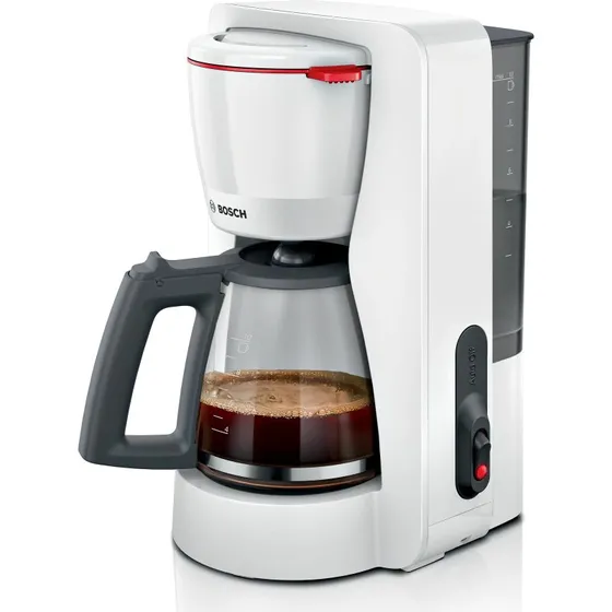Bosch TKA2M111 Cafetière Filtre 15 Tasses Blanc
