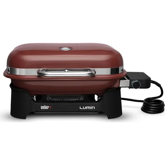 Weber Lumin Red - Barbecue électrique portable