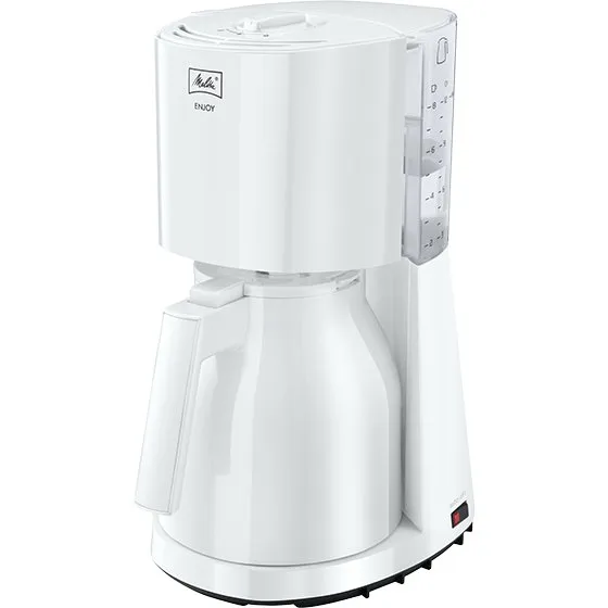 Melitta Enjoy Therm Blanc - Cafetière Filtre Isotherme