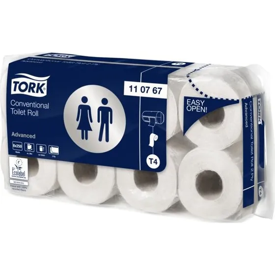 Tork Advanced 2-ply Blanc 400 Feuilles 30 Rouleaux