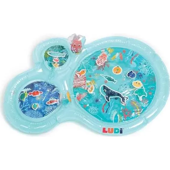 Ludi Tapis d'eau Marin bleu vert 94x63 cm