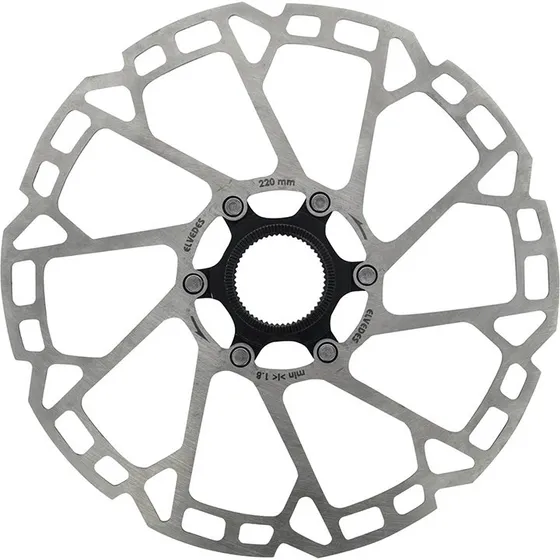 Elvedes Disque De Frein CenterLock 220 mm 2.3 mm Argent