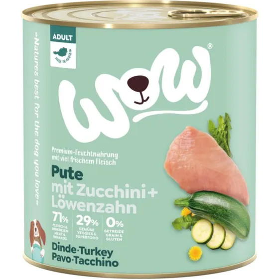 WOW Pâtée Dinde Adult 800g Sans Céréales