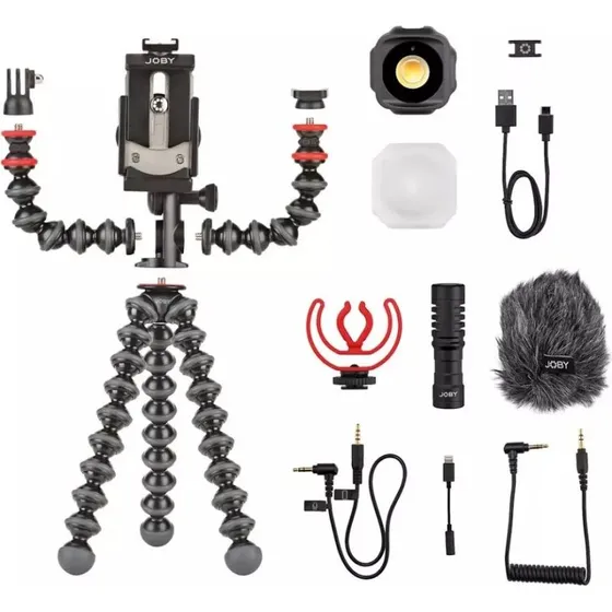 Joby Kit Vlogging GorillaPod Mobile 3en1
