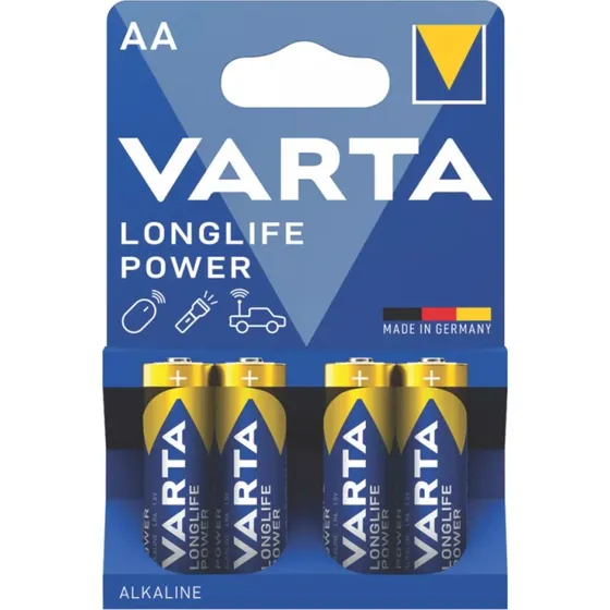 Varta Piles AA Alcalines 1.5V Longlife Power 4906