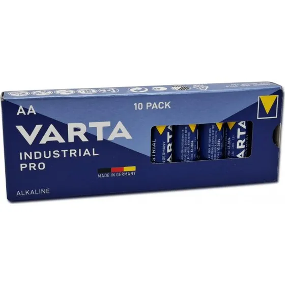 VARTA Industrial PRO AA Alcaline, 10 unités