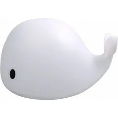 Filibabba Lampe The Friendly Whale Christian 30 cm Blanc