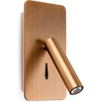 Suau Applique murale LED minimalist 17 cm bronze