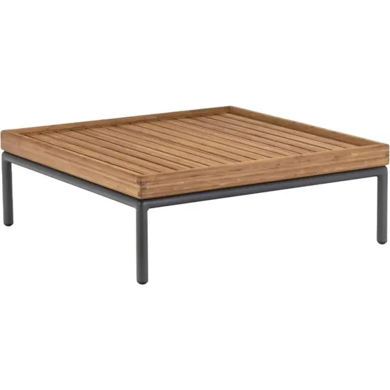 Houe LEVEL Table Basse Extérieur Aluminium Bambou