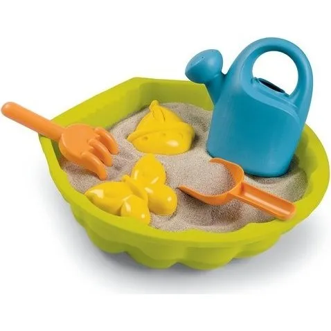 SMOBY Bac  sable Coquillage vert 35x35 cm