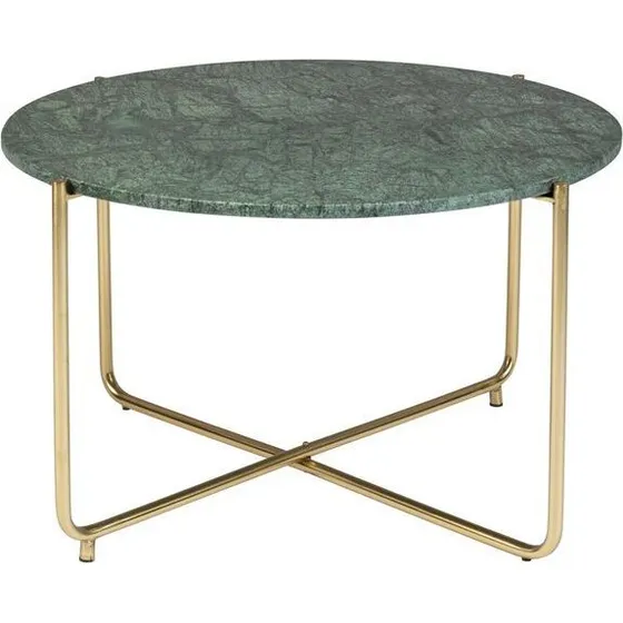 Timpa Table Basse Marbre Vert 70cm