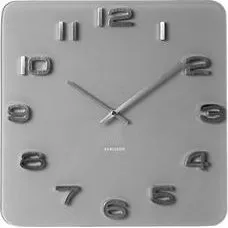 Karlsson Horloge murale verre gris Vintage KA5488GY