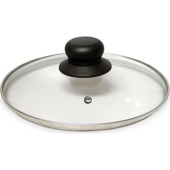 BAUMALU Couvercle en verre cerclé inox 16 cm