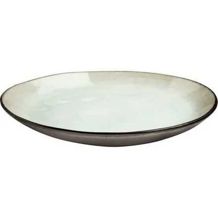 Medard de Noblat - Assiette Dessert Shadow 20,5 cm Nacré/Grès