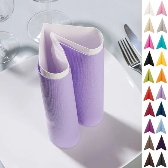 Table'Colors 20 Serviettes Champagne 40x40 cm