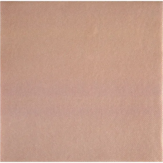 Serviettes Intissées Rose Gold 40x40 cm - Lot de 20