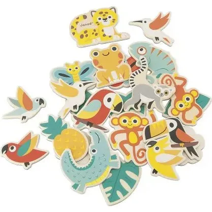 Janod Magnets Tropicaux Tropik - 24 pièces