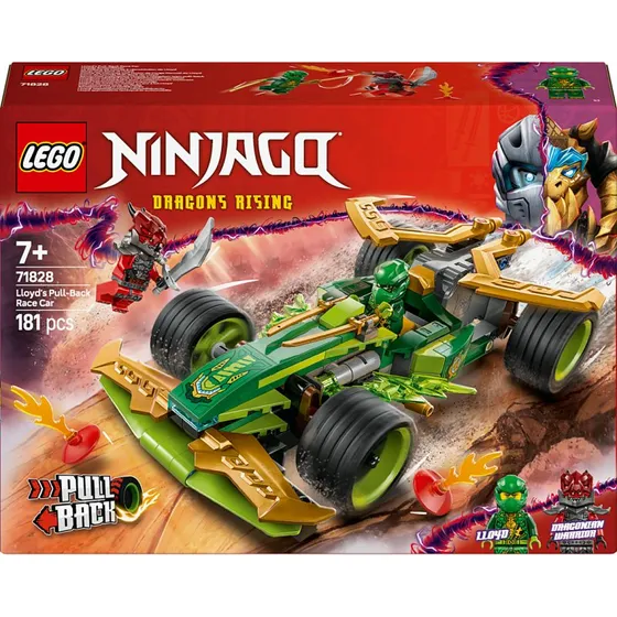LEGO NINJAGO 71828 Voiture de Course à Rétrofriction de Lloyd