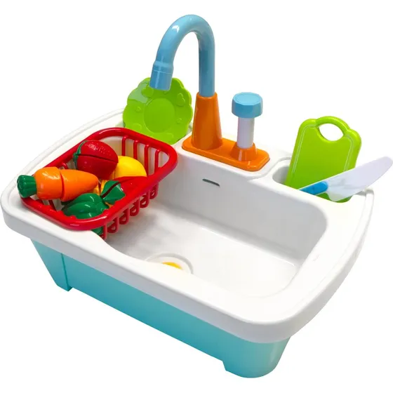 AXI Lavabo jouet plastique 17 pièces