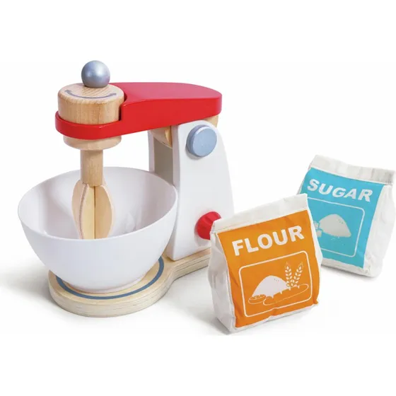 Hape Robot de Cuisine Blanc en Bois pour Enfants
