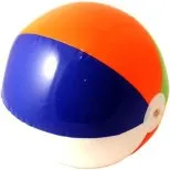 Ballon de plage gonflable 40 cm coloré