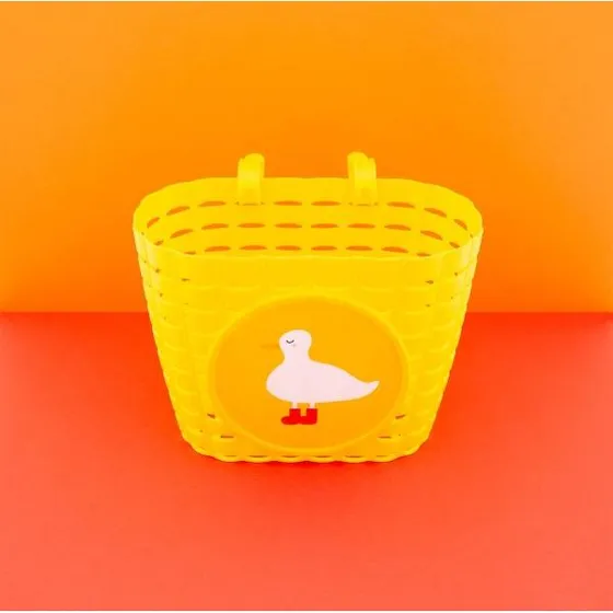 Widek Sleepy Duck Panier Vélo Jaune