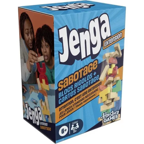 Hasbro Gaming Jenga Sabotage - Extension de Jeu