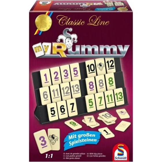 My Rummy - Jeu de combinaisons à grande taille