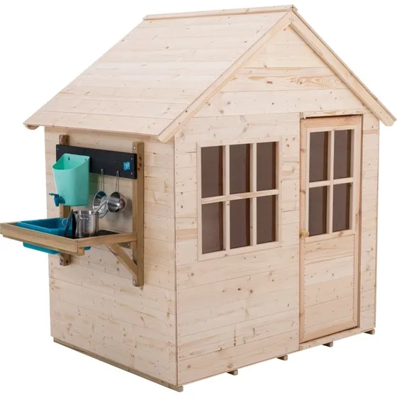 Refuge Maisonnette Cabane Enfant + Cuisine Extérieure FSC
