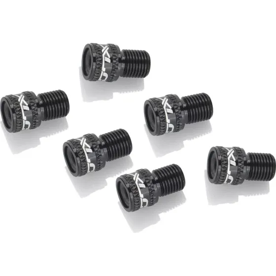 XLC PU-X08 Adaptateur Valve Schrader/Dunlop/Presta Noir