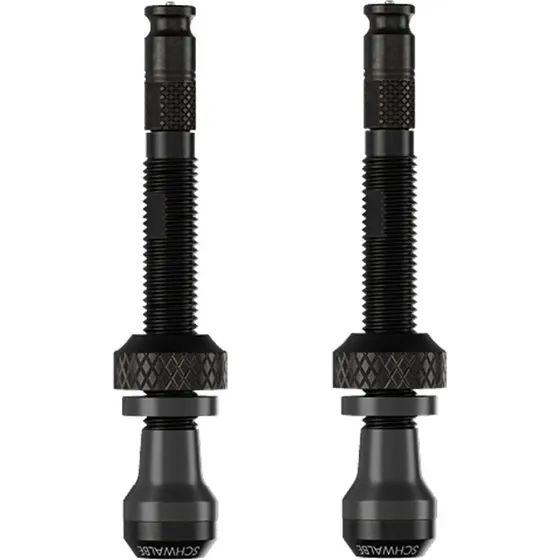 Schwalbe Clik Valve Tubeless Presta 60 mm Noir (Paquet de 2)