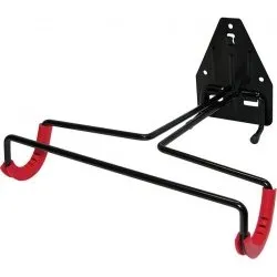 Peruzzo Support Vélo Murale Pliant Noir/Rouge