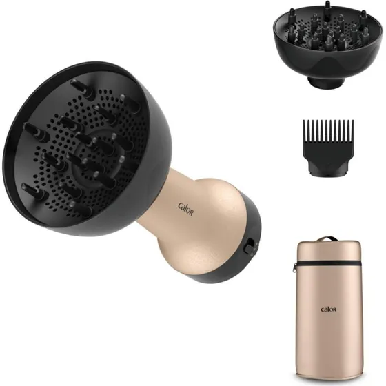 Calor Sche-cheveux 700W 3T 2Vit. +Access CV7D30C0 Noir Or