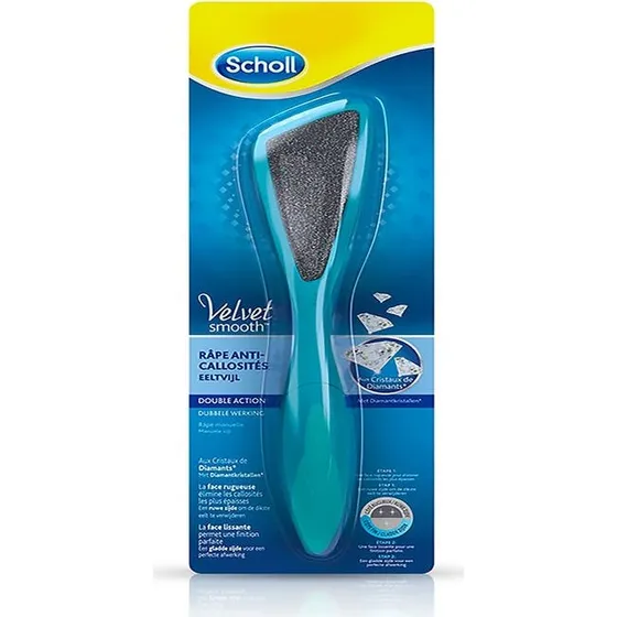 Scholl Velvet Smooth Râpe Double Face Cristaux de Diamants