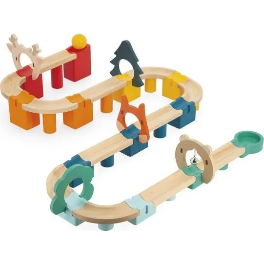 Janod - Mon Premier Circuit en Bois 44 pièces dès 2 ans