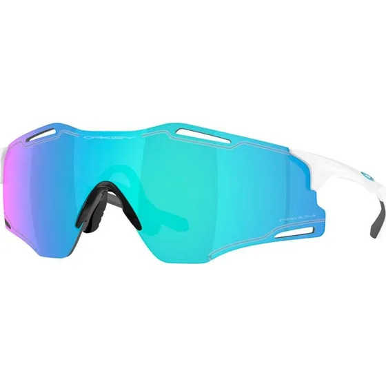 Oakley Cybr Zero Polished White Prizm Sapphire